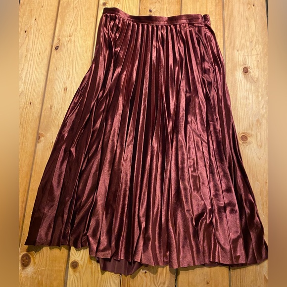 Banana Republic Dresses & Skirts - Banana Republic Velvet Pleated Skirt